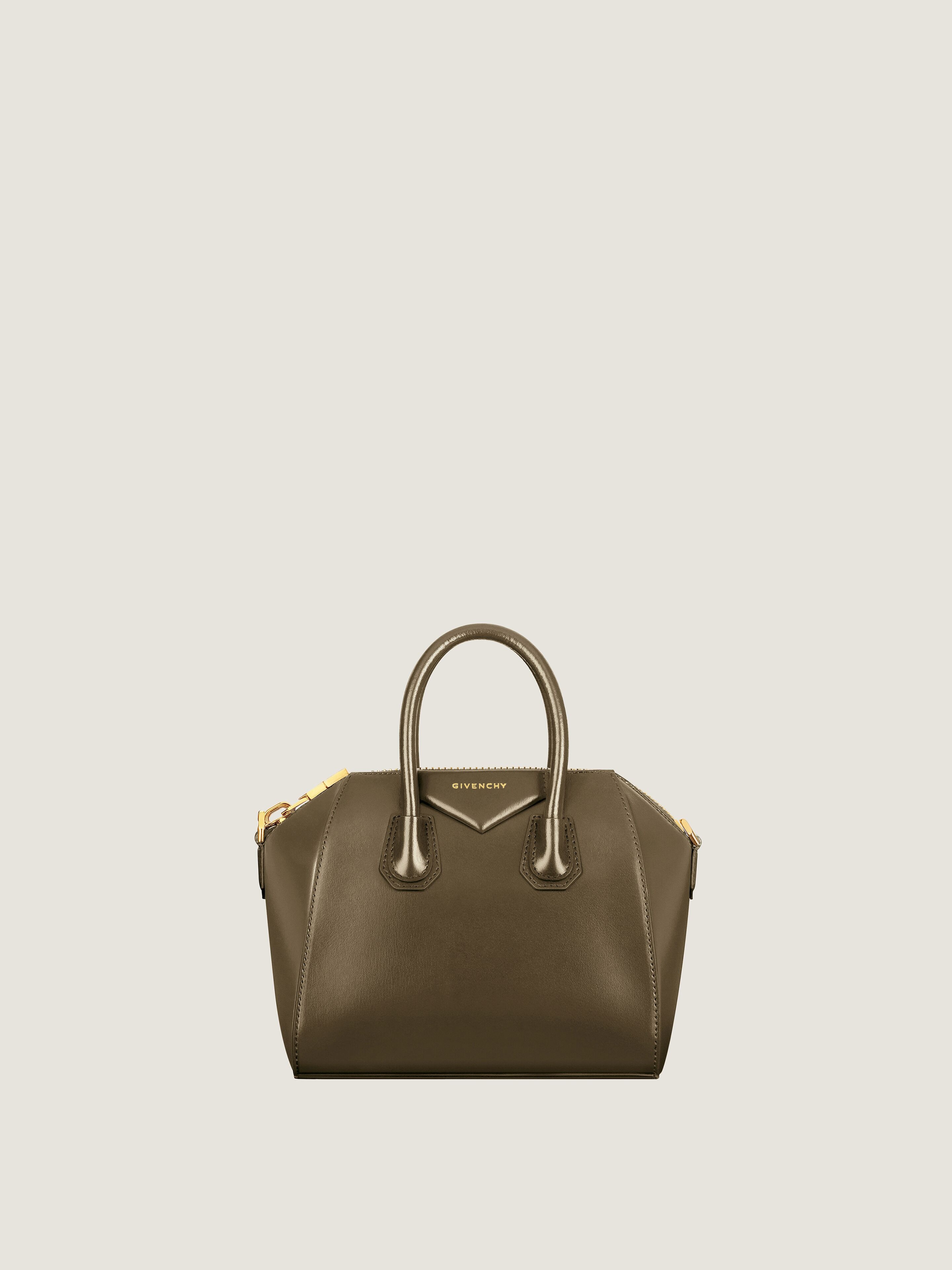 Mini Antigona bag in Box leather